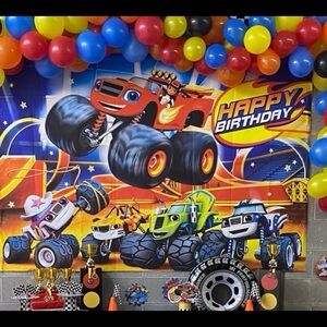 Huge Lot!!! Blaze and the Monster Machines Huge Birthday Party Bundle!!